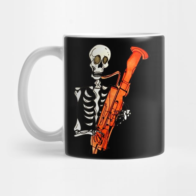 The Skeleton Bassoonist by WorldofPollux